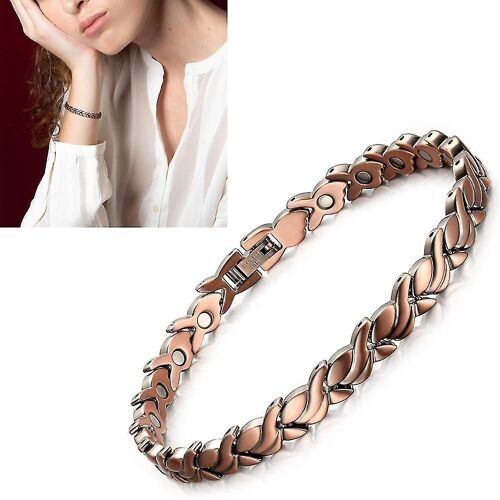 Lymph Detox Bracelet En Cuivre Pour Femmes Soulagement De La Douleur Pour L'arthrite Drainage Lymphatique Thérapeutique Solide