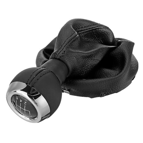 Voiture 6-Vitesses Manuelle Levier De Changement De Vitesse Pommeau De Changement De Vitesse Couvercle Anti-Poussière Compatible Avec Mini Cooper R55 R56 R