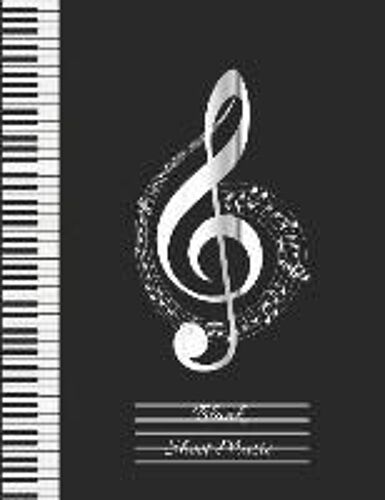 Blank Sheet Music: Composition Manuscript Staff Paper Notebook, Treble Clef Cover