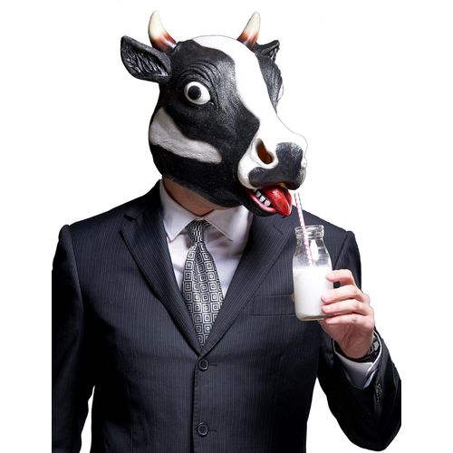 Masque Vache À Corne Adulte