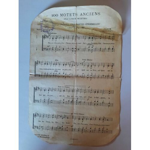 100 Motets Anciens N°68 : Hymne Pour Noel ! - Pour 4 Voix Mixtes. Feuillets Mobiles