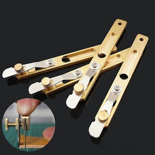 Bricolage Cuir Artisanat Outil De Coupe Tissu Patchwork Laiton Cutter Trimmer Splitter Mengxi
