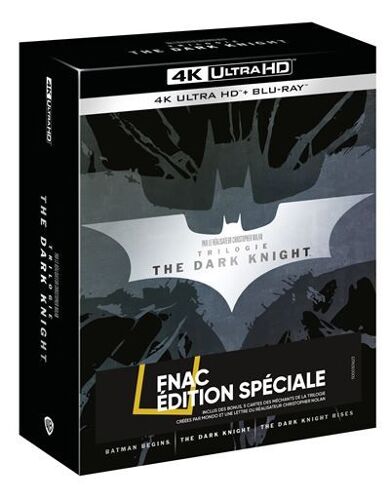 Coffret The Dark Knight Édition Spéciale Fnac Blu-Ray 4k Ultra Hd