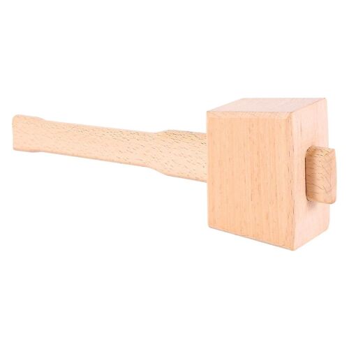 250mm Hêtre Charpentier massif Bois Mallet en bois Marteau Poignée Bois Outil de travail du bois