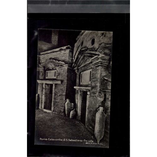 Carte Postale Roma Catacombe Di S Sebastiano Tre Celleen L'état Sur Les Photos