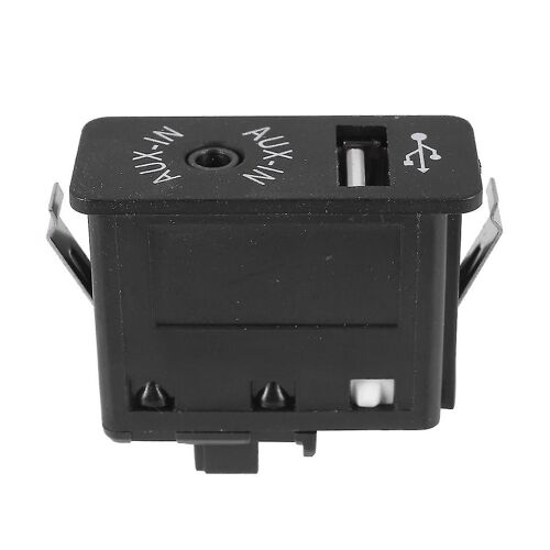 Adaptateur de prise d'entrée auxiliaire de prise d'entrée USB Aux de voiture compatible avec Bmw E81 E87 E90 F10 F12 E70 X4 X5