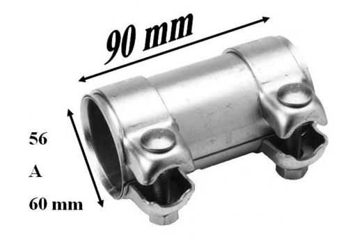 Manchon De Raccordement D'echappement Universel 90/56-60 Mm -