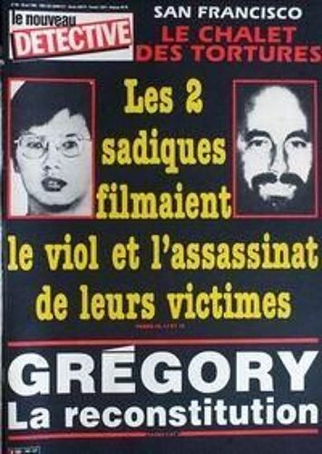Nouveau Detective (Le) N° 143 Du 13/06/1985 - Prostitution - Marseille - Troyes - Massages Erotiques Pour Messieurs Distingues - Lausanne - Kidnapee Et Tourturee Pendant 5 Jours - Gregory.