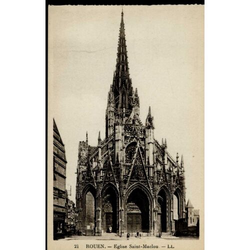 Carte Postale De Rouen (Seine Maritime) Eglise Saint-Maclou (Réf.21)