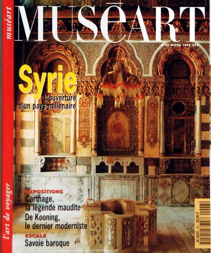 Museart N° 48 Du 01/03/1995 - Syrie - L'ouverture D'un Pays Millenaire - Carthage - La Legende Maudite De Kooning - Le Dernier Moderniste - Savoie Baroque