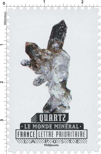 Timbre Le Monde Minéral - Quartz