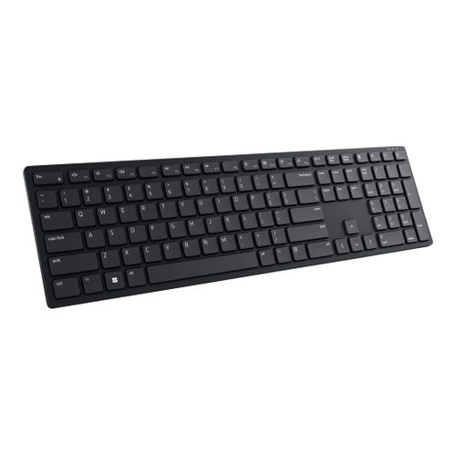 Dell KB500 - Clavier - sans fil - 2.4 GHz - QWERTY - Espagnol - noir - avec 3 years NBD Advance Exchange