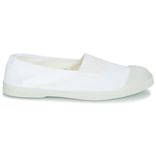 Ballerines Bensimon Tennis Elastique Blanc