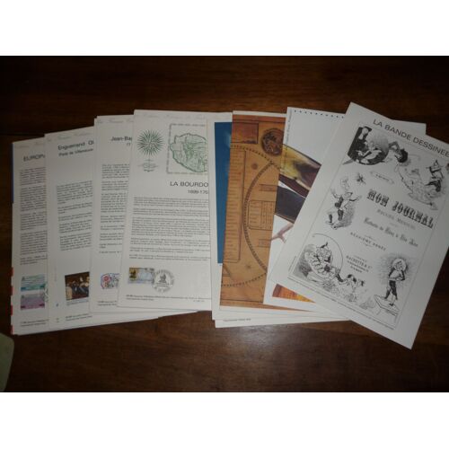 53 Documents Philatéliques Officiels Annéee 88 - 89