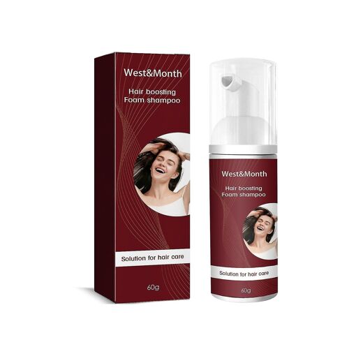 West & Month Shampooing Mousse Éclaircissant Cheveux Doux Épais Moelleux Dodu Fort Shampooing De Soins Capillaires