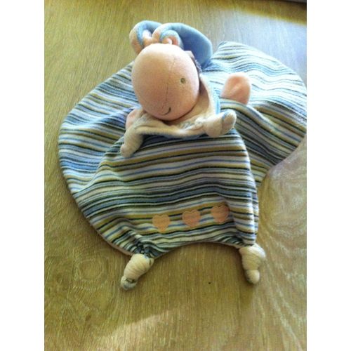 Doudou Plat Réversible Chien Lapin Cache Toi /Trouve Moi Ajena