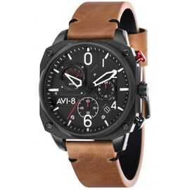 Montre Homme Avi-8 Hawker Hunter Chronographe Dateur Cadran Noir -Av-4052-02