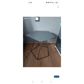 S 2 Tables De Chevet Design Marque Tectonic, Acier Verni Avec Plan En Tôle Pleine Coloris Anthracite. Diamètre 510mmxh430mm. Prix 451â‚¬ Les 2 À L'appuie