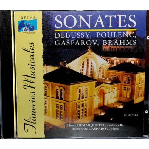Flaneries Musicales Debussy Poulenc Gasparov Brahms Cd Reims 1993