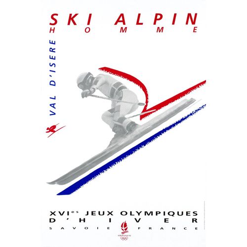 Affiche Val D Isere Jeux Olympiques