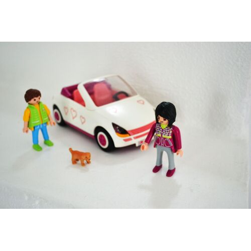 Playmobil voiture cabriolet avec figurines