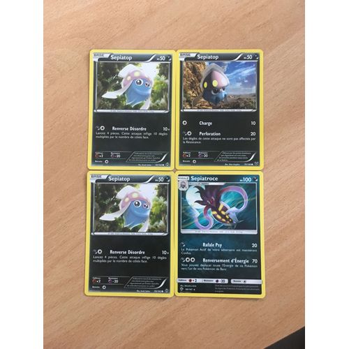 3x Sepiatop + Sepiatroce (Pokemon)