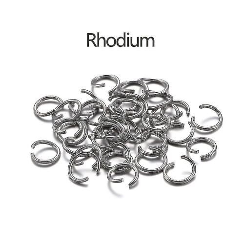 300 / Sac Connecteurs D'anneau Divisé En Aluminium Pour La Fabrication De Bijoux De Bracelet De Collier De Bricolage