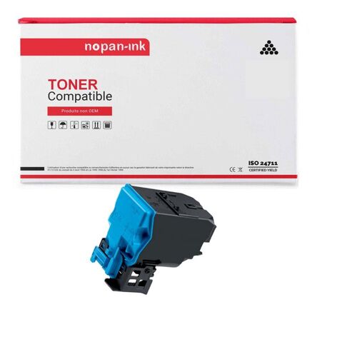 1 Toner pour Konica Minolta TNP49C Cyan 12000 Pages avec Bizhub C3351, Bizhub C3851, Bizhub C3851FS.