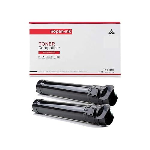 2 Toner pour XEROX 7525 Black 26000 Pages avec WorkCentre 7525 WorkCentre 7530 WorkCentre 7535 WorkCentre 7545 WorkCentre 7556 WorkCentre 7830 WorkCentre 7830F WorkCentre 7830i WorkCentre 7830T WorkCe
