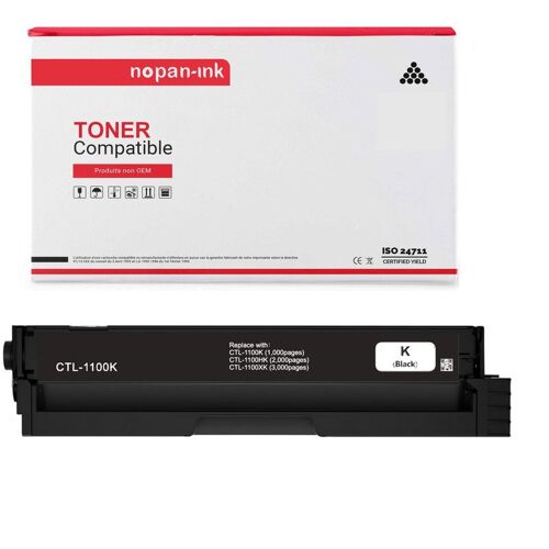 1 Toner pour PANTUM CTL1100XK Black 3000 Pages avec CM 1100ADN, CM 1100ADW, CM 1100DN, CM 1100DW, CP 1100, CP 1100DW.