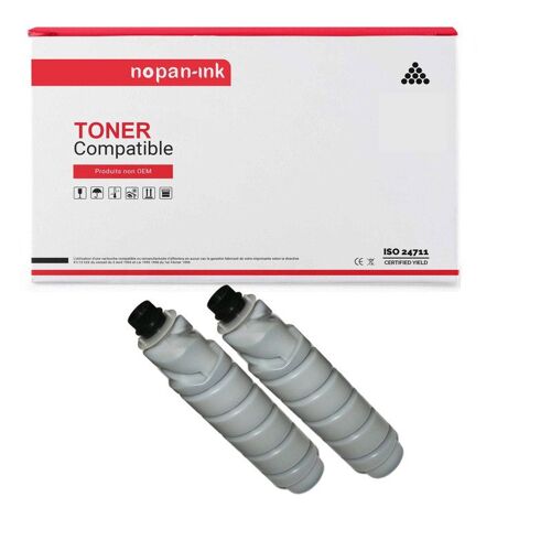 2 Toner pour RICOH MP2014 MP 2014 AD MP2014D Black 12000 Pages avec Aficio MP 2014, Aficio MP 2014 AD, Aficio MP 2014 D, IM 2702