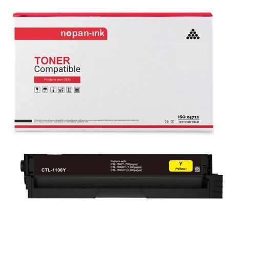 1 Toner pour PANTUM CTL1100XY Jaune 2300 Pages avec CM 1100ADN, CM 1100ADW, CM 1100DN, CM 1100DW, CP 1100, CP 1100DW.