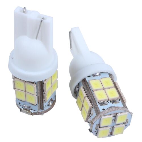 2 x T10 194 W5W 1210 Smd 20 LED Tableau de bord Ampoule Plaque d'immatriculation Blanc
