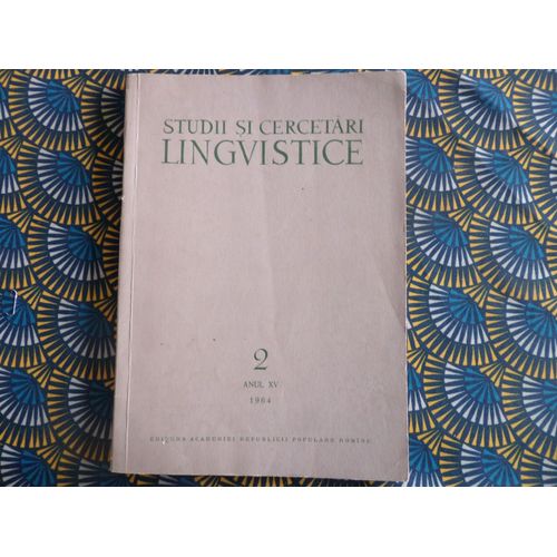 Studii Si Cercetari // Lingvistice