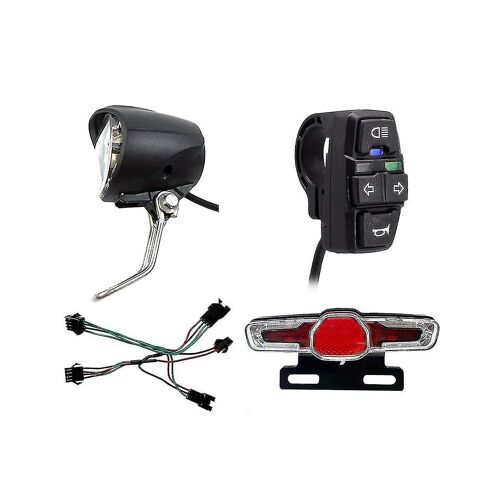 E-Bike Switch Dk336 Avec Feu Arrière Avant M Plug Warning Light Turn Signal Et Klaxon Ac
