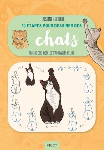 10 Étapes Pour Dessiner Les Chats - Plus De 50 Modèles Modèles D'adorables Félins !