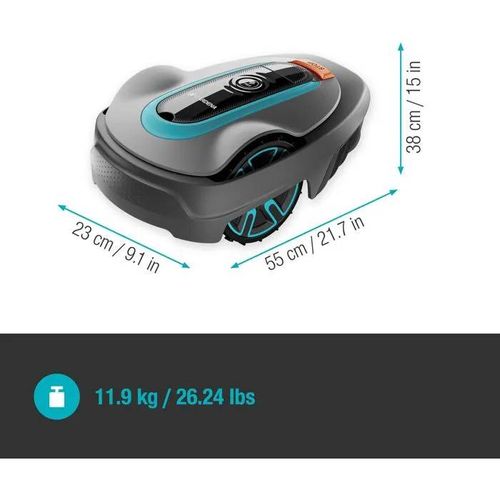 GARDENA Tondeuse à gazon robotisée Smart SILENO City 400 m2