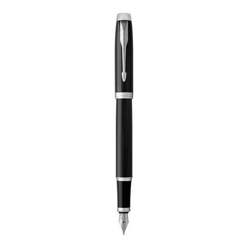 Stylo Plume - Parker - Im - Laque Noire - Plume Fine - Attributs Chromés
