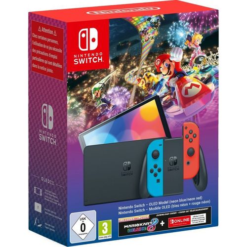 Pack console Nintendo Switch OLED + Mario Kart 8
