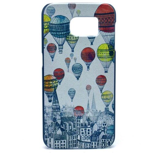 Coque Case Samsung Galaxy S6 Les Ballons Sur Paris Silicone Rigide (Tpu)