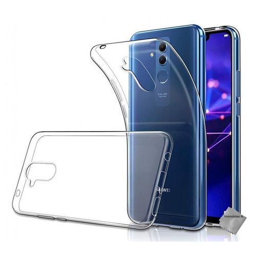 Housse Etui Coque Silicone Gel Fine Huawei Mate 20 Lite + Verre Trempe Transparent Tpu