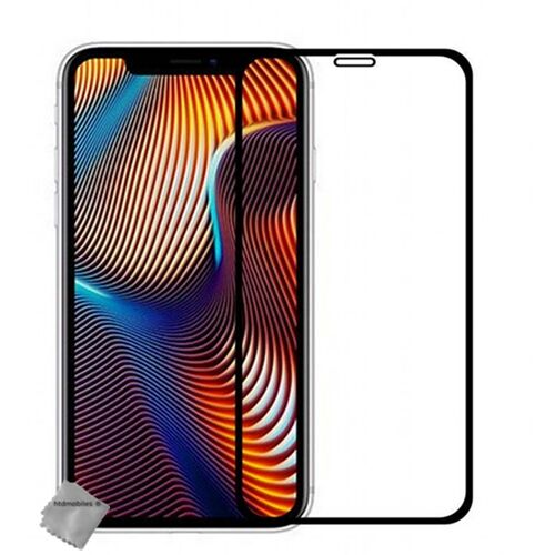 Film de protection verre trempe incurve integral pour Apple iPhone XR - NOIR