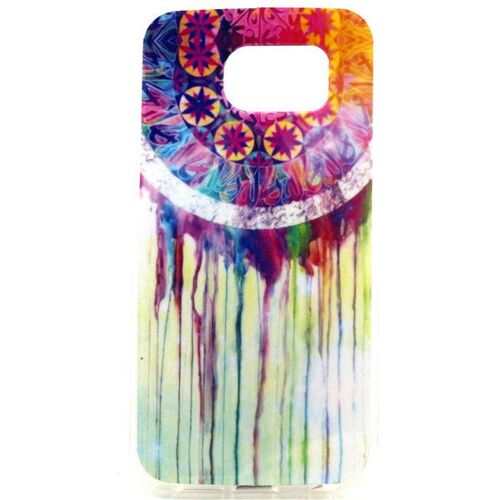 Coque Case Samsung Galaxy S6 Les Plumes Indiennes Silicone Souple (Tpu)