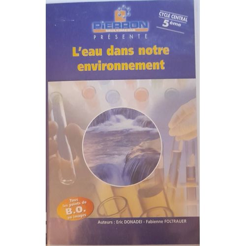 Vhs - Pierron Multimédia - L'eau Dans Notre Environnement 