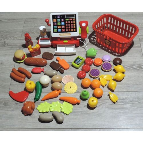 Gros Lot Marchande Fruits, Legumes Et Gateaux (+ De 60 Elements)