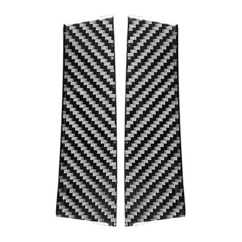 Pour 2015-2021 Voiture En Fibre De Carbone A Piliers Autocollant Décoratif Accessoires Intérieurs