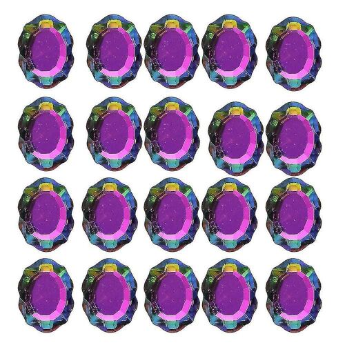 Brillant Ovale Miroir Cristal Pierre 3d Ongles Bijoux Diy Nail Art Décoration Charme 