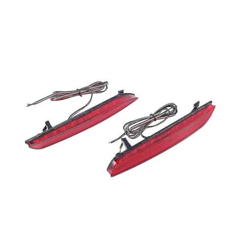 2pcs Led Rear Bumper Reflector Light Pour Jazz Fit 2010 2011 2012 2013 Stop Fog Lamp