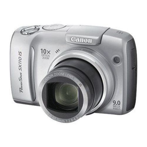 Appareil photo Compact Canon PowerShot SX110 IS Argent compact - 9.0 MP - 10x zoom optique - argent