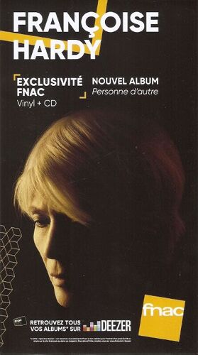 Plv Cartonnée Rigide 14x25cm Francoise Hardy Personne D'autre // Magasins Fnac